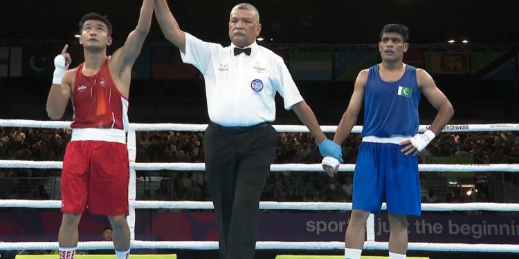 Shiva thapa in Commonwealth Games