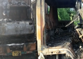 শ্ৰীৰামপুৰত গাঞ্জা সৰবৰাহ কৰা কন্টেইনাৰ ট্ৰাকত দুৰ্বৃত্তৰ অগ্নিসংযোগ; পুৰি ছাৰখাৰ ট্ৰাক