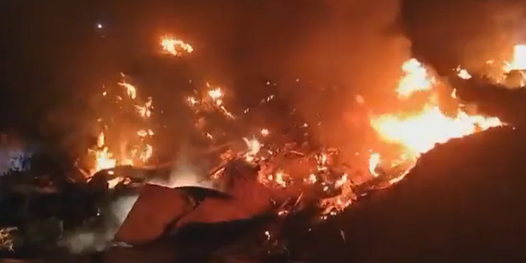 Air force fighter aircraft crash