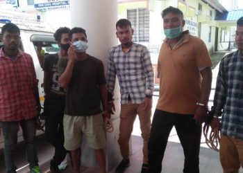 KLO কে এল অ’ত যোগদান কৰিবলৈ গৈ গ্ৰেপ্তাৰ হোৱা ছয় যুৱকক অনা হ’ল কোকৰাঝাৰলৈ