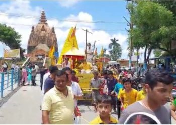 শিৱসাগৰৰ ঐতিহ্যমণ্ডিত বিষ্ণু দৌলৰ পৰা শ্ৰী শ্ৰী জগন্নাথ প্ৰভুৰ ৰথ যাত্ৰা