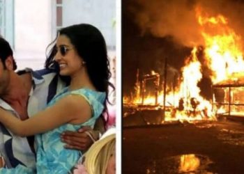 মুম্বাইত ৰণবীৰ-শ্ৰদ্ধাৰ ছবিৰ শ্বুটিং ছেটত ভয়ংকৰ অগ্নিকাণ্ড; এজন যুৱকৰ মৃত্যু