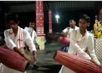 হৰিনামৰ ধ্বনিৰে মুখৰিত কলিয়াবৰৰ আকাশ বতাহ