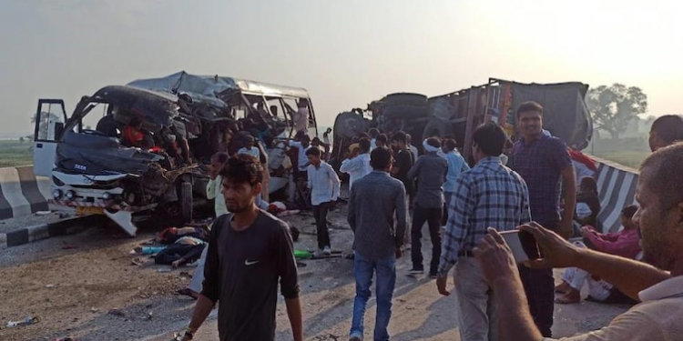 Accident in Lakhimpur