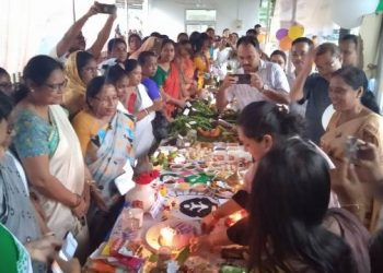 ৰাষ্ট্ৰীয় পোষণ মাহৰ সৈতে সংগতি ৰাখি বঙাইগাঁৱত গাওঁ এলেকাত উৎপাদিত সামগ্ৰীৰ প্ৰদৰ্শনী
