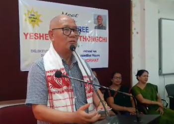 সাহিত্য চৰ্চাৰ যোগেদিয়েই উঠি অহা প্ৰজন্মই অসম তথা উত্তৰ-পূৰ্বাঞ্চলক উজলাই তুলিব: পদ্মশ্ৰী য়েছে দৰজে ঠংচি
