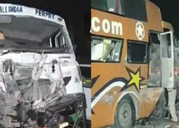 যাত্ৰীবাহী বাছ আৰু ট্ৰাকৰ সংঘৰ্ষত ভয়ংকৰ পথ দুৰ্ঘটনা; কমেও ১৪ জন নিহত, আহত ৪০জন