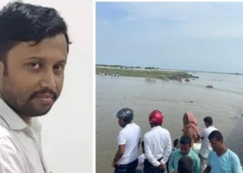 ধুবুৰীৰ নাও দুৰ্ঘটনাঃ দুৰ্ঘটনাস্থলীৰ এক কিলোমিটাৰ দূৰৈত উদ্ধাৰ সন্ধানহীন চক্ৰ বিষয়া সঞ্জু দাসৰ মৃতদেহ