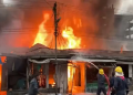 Massive fire at Naharlagun daily market