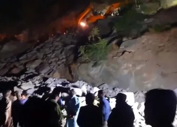 landslide at hydropower plant in J&K