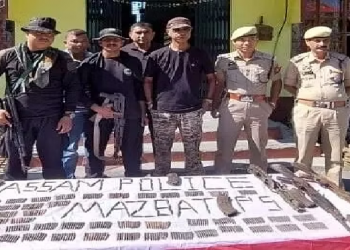 arms & ammo recovered in Udalguri