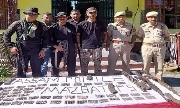 arms & ammo recovered in Udalguri