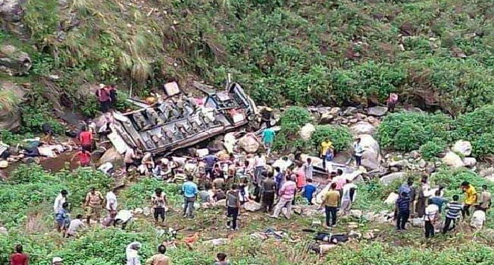 Bus Falls Into Gorge In Uttarakhand