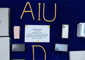 Gold seized at Chennai airport