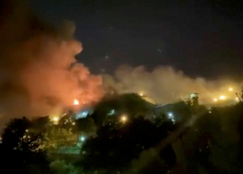 prison fire in Iran
