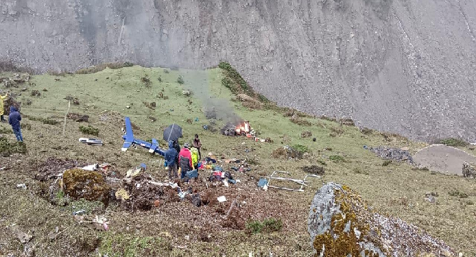 helicoptor crash in Uttarakhand