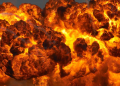 Geyser explosion