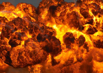 Geyser explosion