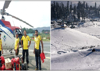 Mountaineers traps in Uttarakhand