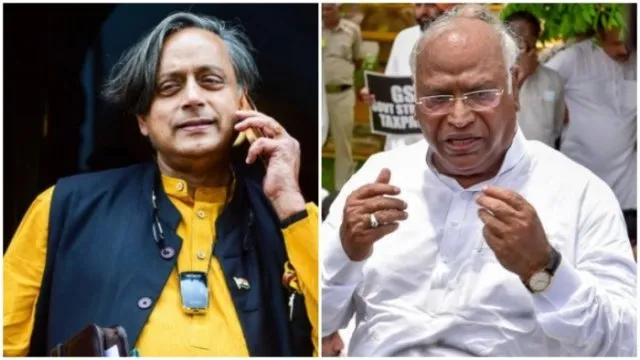 কংগ্ৰেছৰ সভাপতি নিৰ্বাচনত মূল যুঁজ হ’ব মল্লিকাৰ্জুন খাৰ্গে আৰু শশী থাৰুৰৰ মাজত