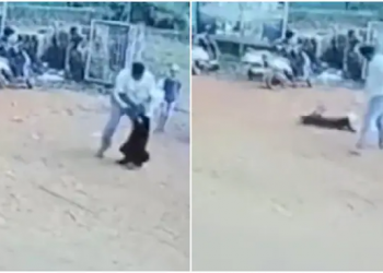 man throws 9-year-old girl to the ground