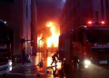 fire in China's factory
