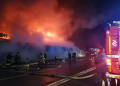 Fire Breaks Out In Cafe In Russia