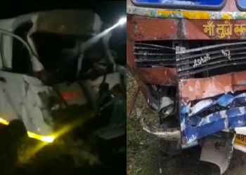 পুৱতি নিশা ৰংজুলিত ভয়ঙ্কৰ পথ দুৰ্ঘটনা; থিতাতে নিহত এজন