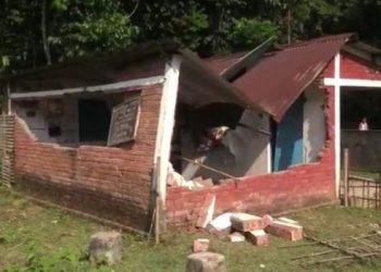 গোৱালপাৰা জিলাত অব্যাহত বনৰীয়া হাতীৰ তাণ্ডৱ, হাতীয়ে ভাঙিলে অঙ্গনবাড়ী কেন্দ্ৰ