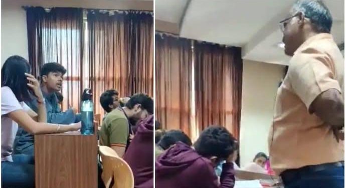 professor calling student terrorist
