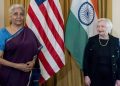 দিল্লীত ভাৰতৰ বিত্তমন্ত্ৰী নিৰ্মলা সীতাৰমণৰে আলোচনাত মিলিত হ’ল মাৰ্কিন কোষাগাৰ সচিব জেনেট য়েলেনে