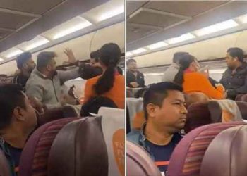 Fight in Flight: কলকাতা-বেংকক বিমানত মাজ আকাশতে মাৰপিটত লিপ্ত যাত্ৰী; চাওক ভাইৰেল ভিডিঅ’