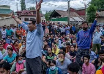 kashmiri pandit protest