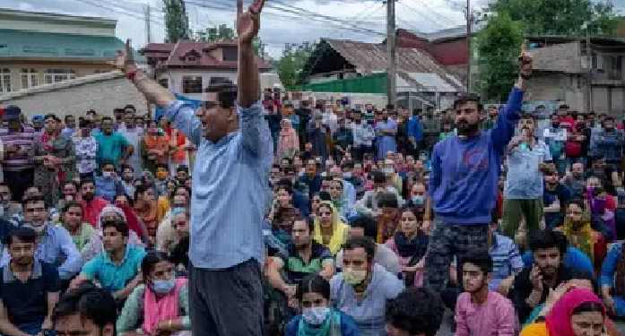 kashmiri pandit protest