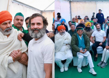 Rahul Gandhi met Rakesh Tikait