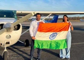 ইতিহাস ৰচিলে ইউটিউবাৰ গৌৰৱ তানেজাই; আমেৰিকাৰ আকাশত নিৰ্মাণ ভাৰতৰ সৰ্ববৃহৎ মানচিত্ৰ