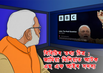 বিবিচিৰ তথ্য চিত্ৰ : জামিয়া মিলিয়াত আটক এছ এফ আইৰ সদস্য