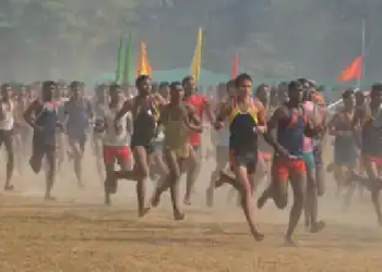 man dies while running for recruitment