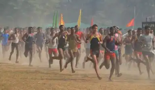 man dies while running for recruitment