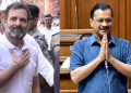 Kejriwal Supports Rahul Gandhi