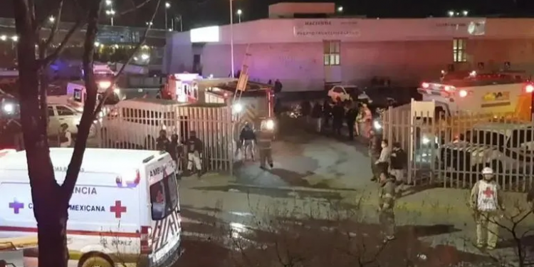 Fire at Mexican immigration detention center