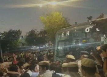 Congress protests near Red Fort
