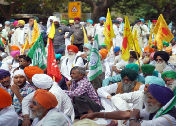 Farmers protest