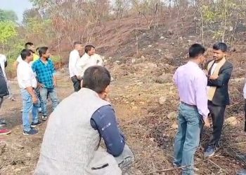 লিডু টিকক পাহাৰত দুষ্কৃতিকাৰীয়ে জ্বলাই দিলে পাটকাই পাহাৰৰ বনাঞ্চল; সৰৱ টাই আহোম ছাত্ৰ সন্থা