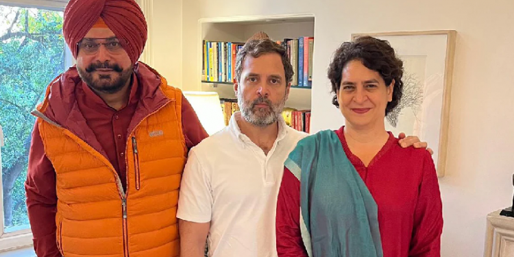 Navjot Sidhu Rahul Gandhi