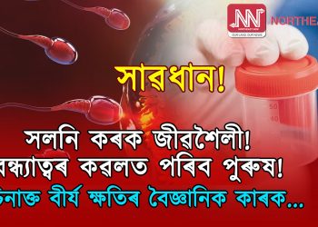 সাৱধান! সলনি কৰক জীৱশৈলী; বন্ধ্যাত্বৰ কৱলত পৰিব পুৰুষ! চিনাক্ত বীৰ্য ক্ষতিৰ বৈজ্ঞানিক কাৰক