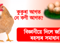 কুকুৰা আগত নে কণী আগত? বিজ্ঞানীয়ে দিলে এই জটিল সাঁথৰৰ উত্তৰ