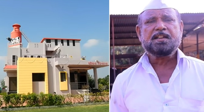 Farmer builds bungalow worth Rs 1 crore