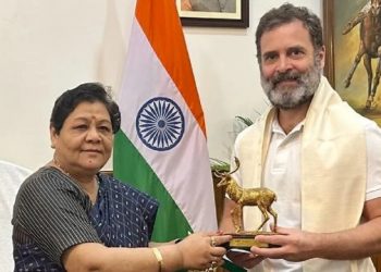 ৰাজ্যপাল অনুসূয়া উইকেক সাক্ষাৎ কৰাৰ পিছত মণিপুৰত শান্তিৰ আহ্বান জনালে ৰাহুল গান্ধীয়ে