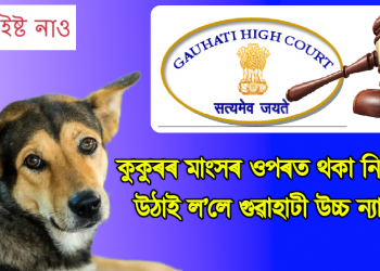 কুকুৰৰ মাংসৰ ওপৰত থকা নিষেধাজ্ঞা উঠাই ল’লে গুৱাহাটী উচ্চ ন্যায়ালয়ে